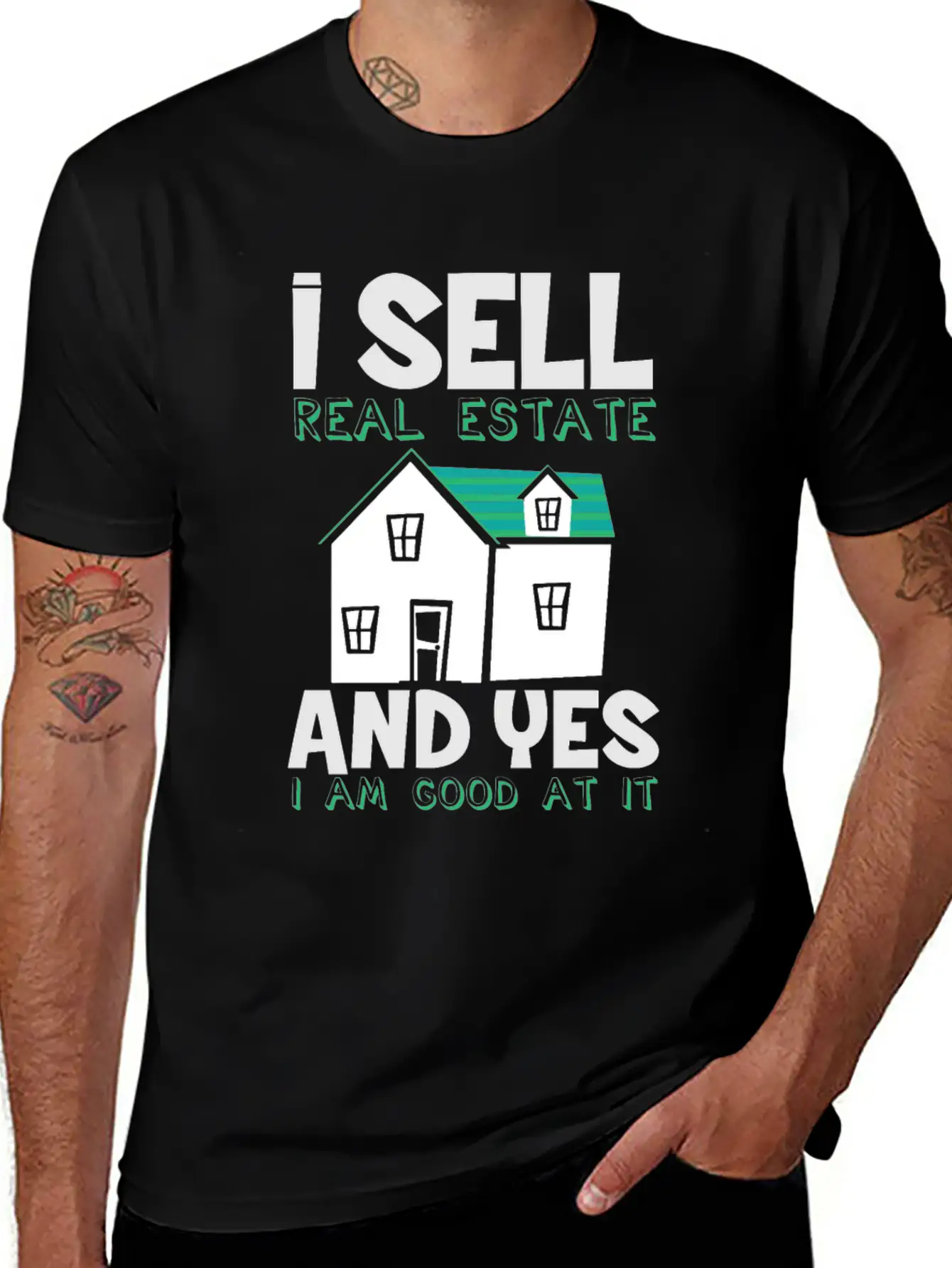 Real Estate Agent Estate Agent Real Estate Trading Stylish Everyday T-Shirt – Unisex Basic Cotton Tee