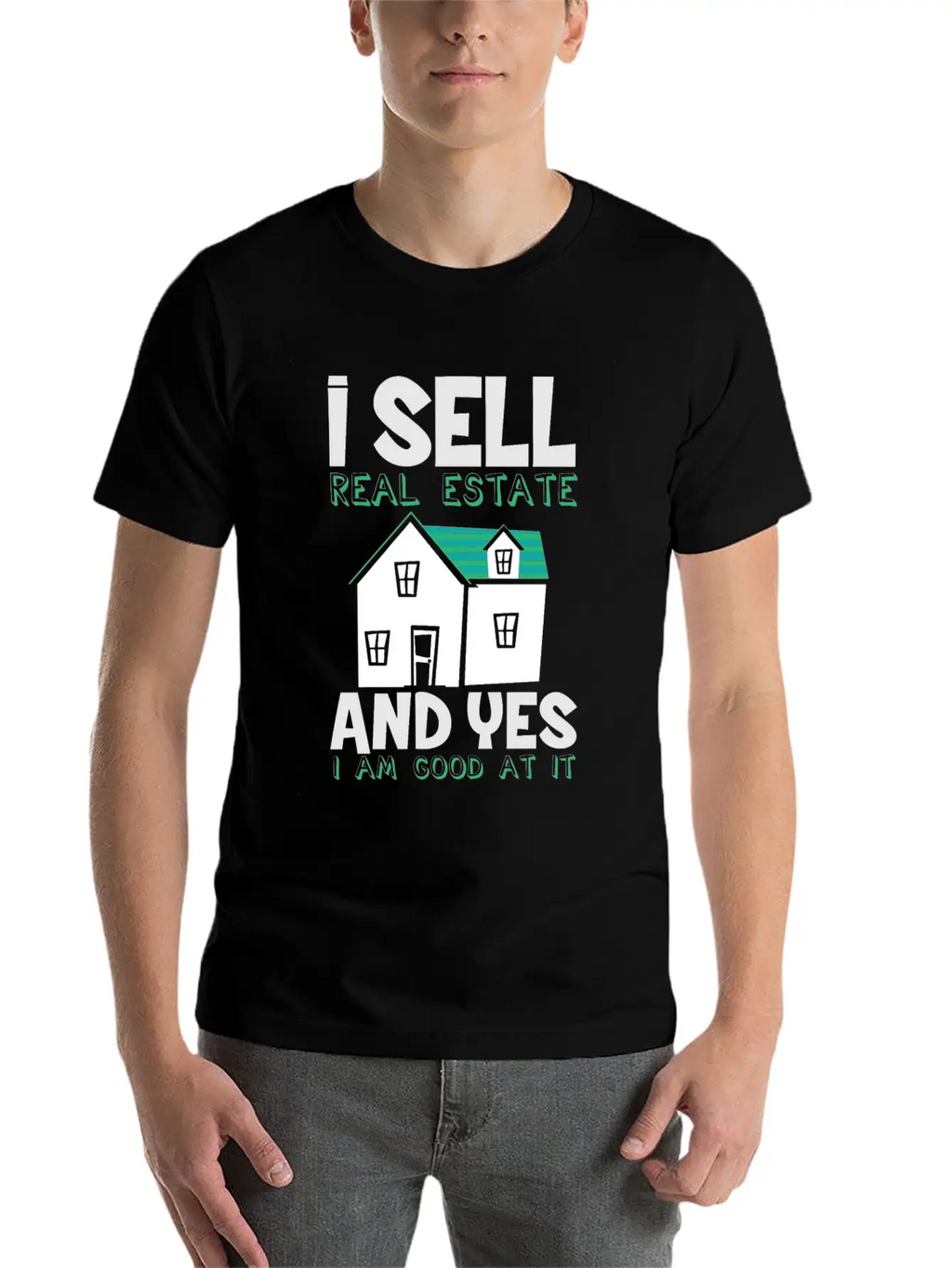 Real Estate Agent Estate Agent Real Estate Trading Stylish Everyday T-Shirt – Unisex Basic Cotton Tee