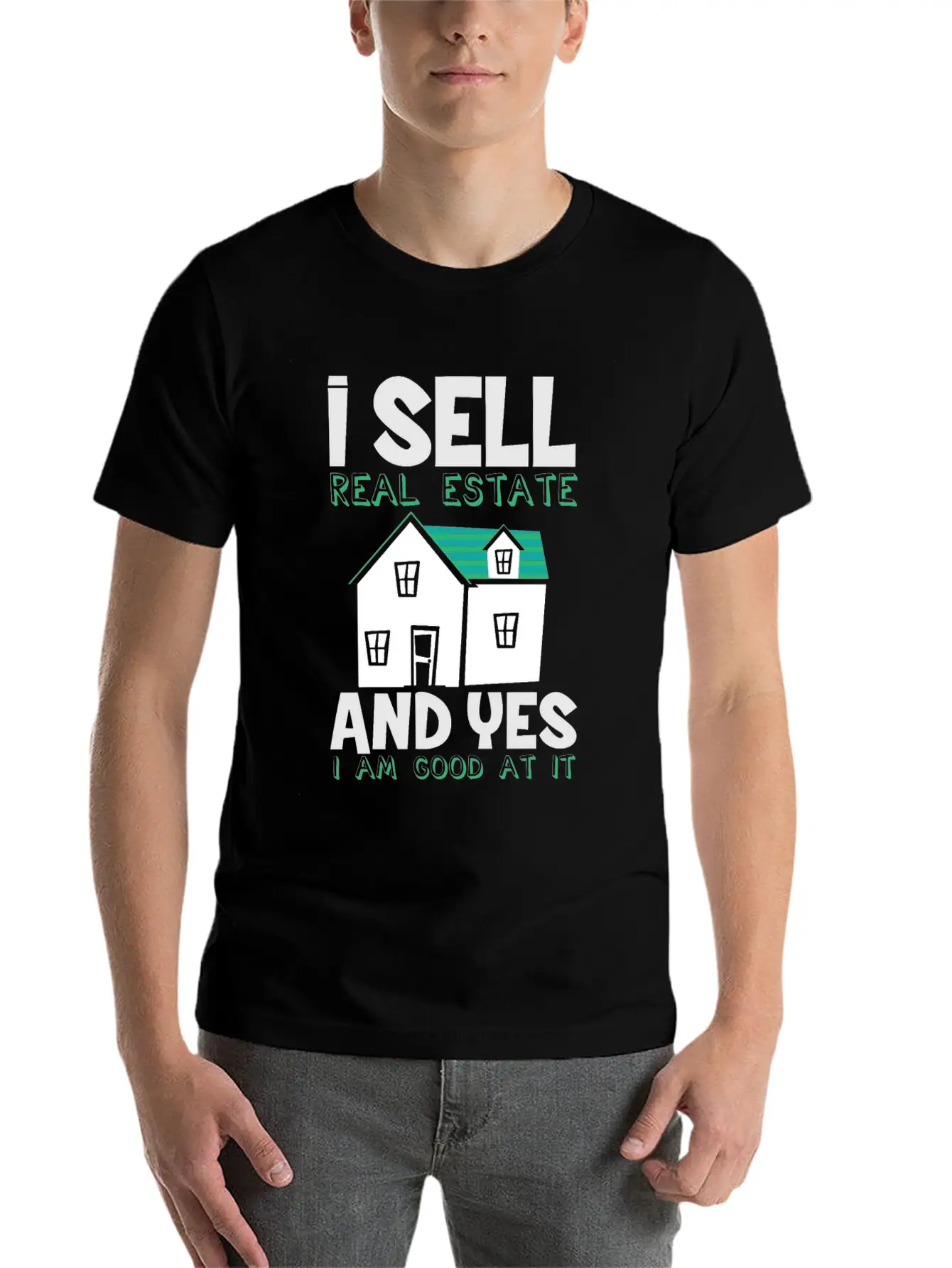 Real Estate Agent Estate Agent Real Estate Trading Stylish Everyday T-Shirt – Unisex Basic Cotton Tee