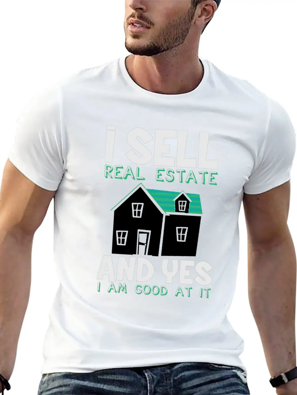 Real Estate Agent Estate Agent Real Estate Trading Stylish Everyday T-Shirt – Unisex Basic Cotton Tee