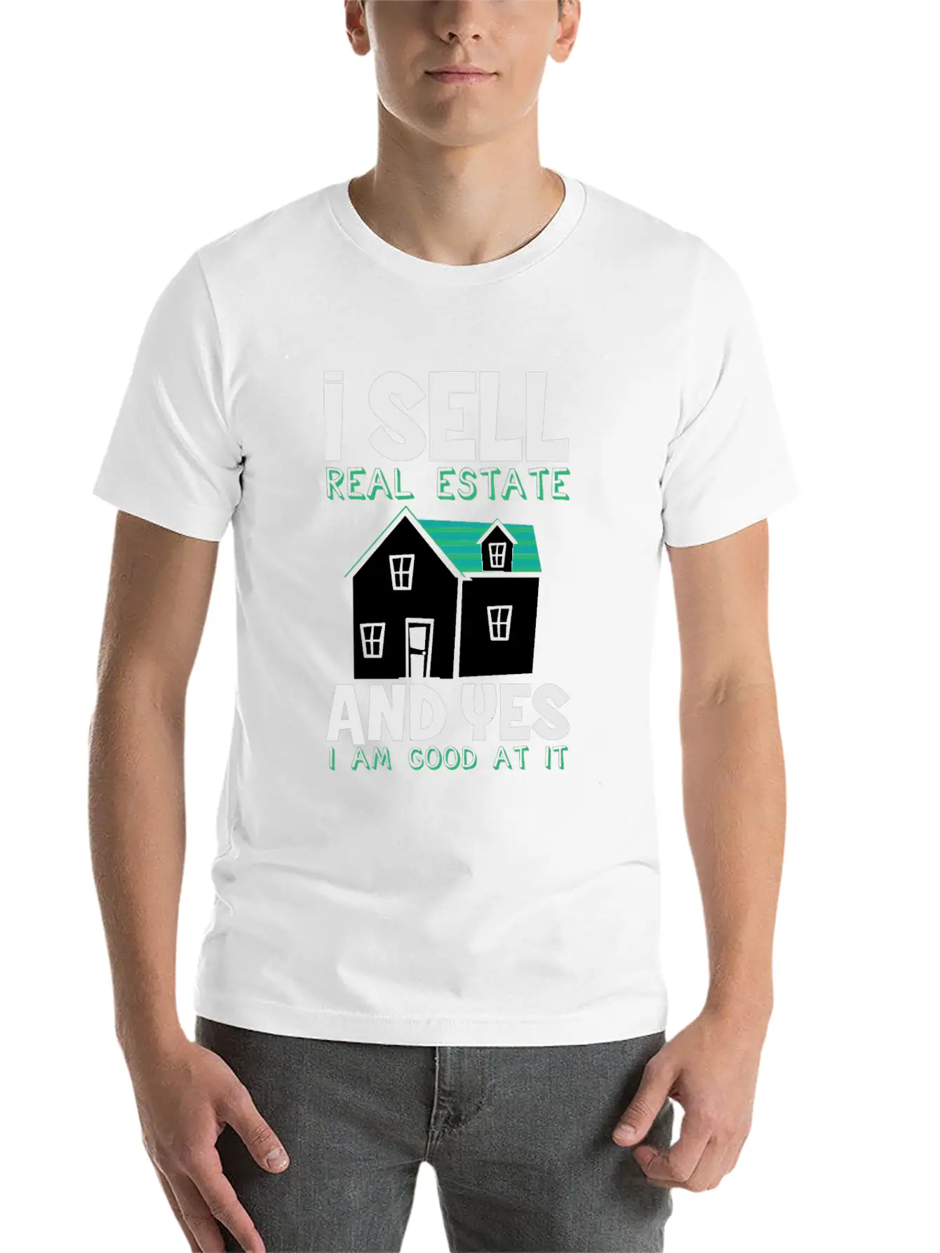 Real Estate Agent Estate Agent Real Estate Trading Stylish Everyday T-Shirt – Unisex Basic Cotton Tee