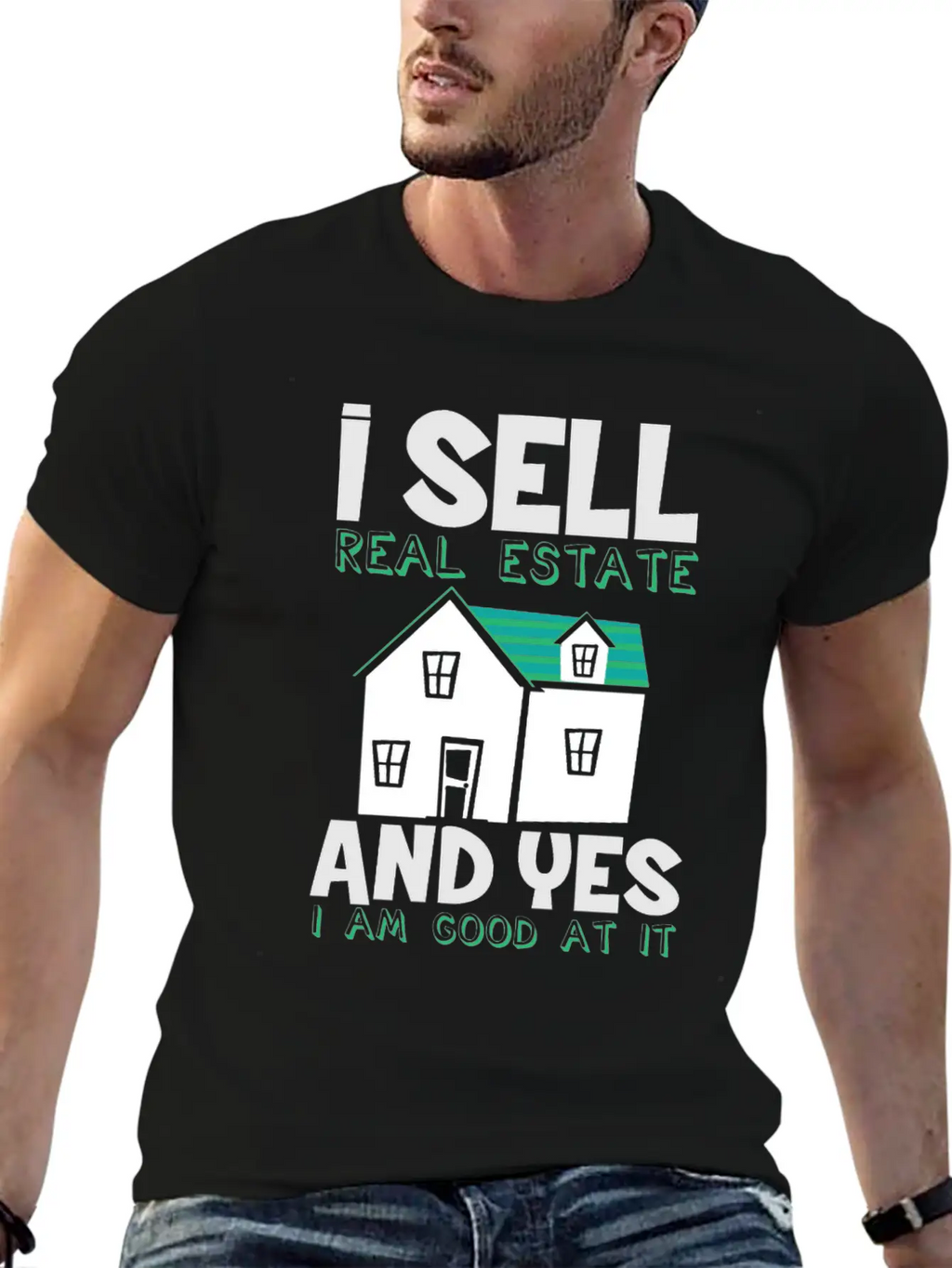 Real Estate Agent Estate Agent Real Estate Trading Stylish Everyday T-Shirt – Unisex Basic Cotton Tee