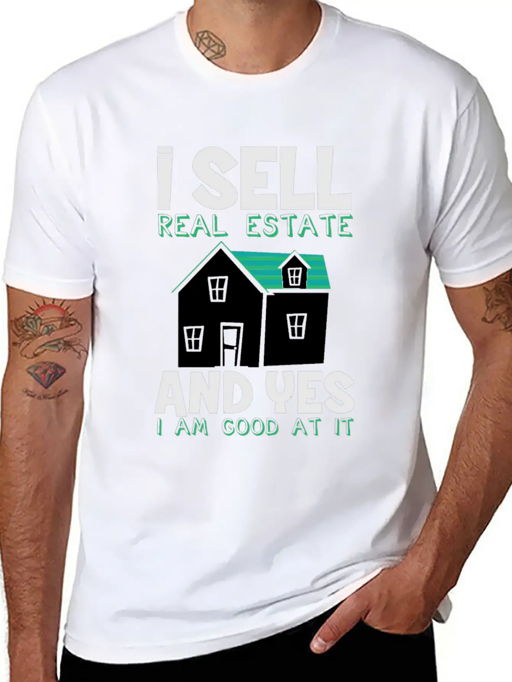 Real Estate Agent Estate Agent Real Estate Trading Stylish Everyday T-Shirt – Unisex Basic Cotton Tee