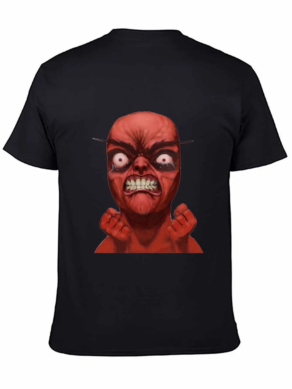 Realistic Rage Meme Face Stylish Everyday T-Shirt – Unisex Basic Cotton Tee