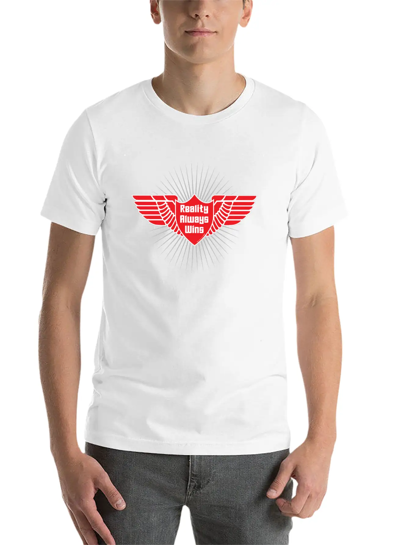 Reality Always Wins Classic Cotton Tee – Unisex Comfort For Any Season