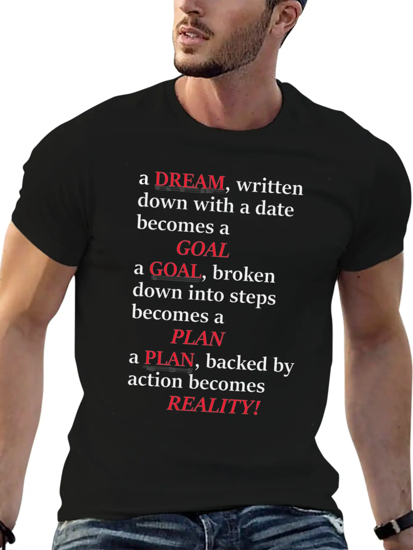 REALITY Essential Cotton Tee For Daily Outfits – Unisex Style