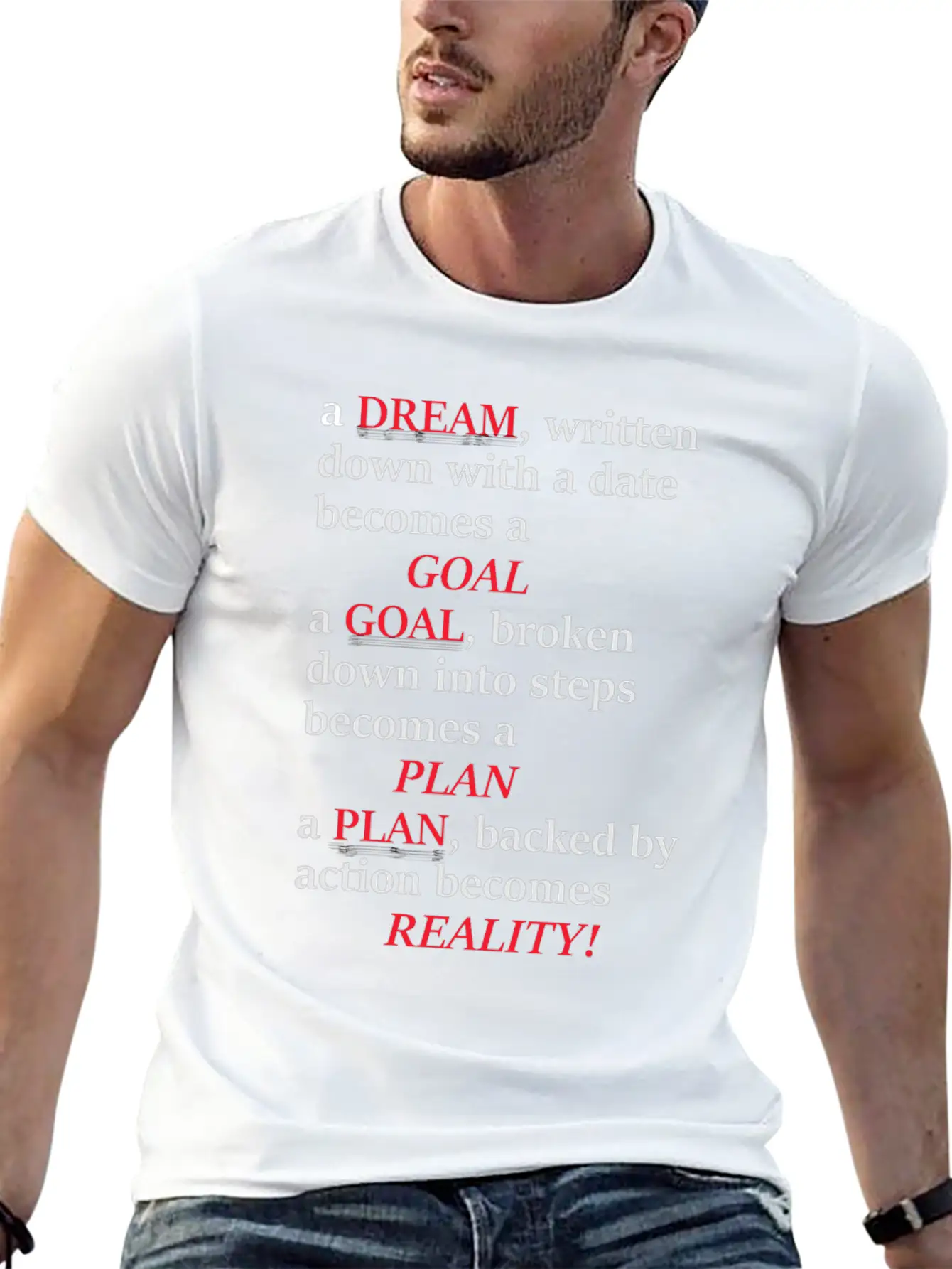REALITY Essential Cotton Tee For Daily Outfits – Unisex Style