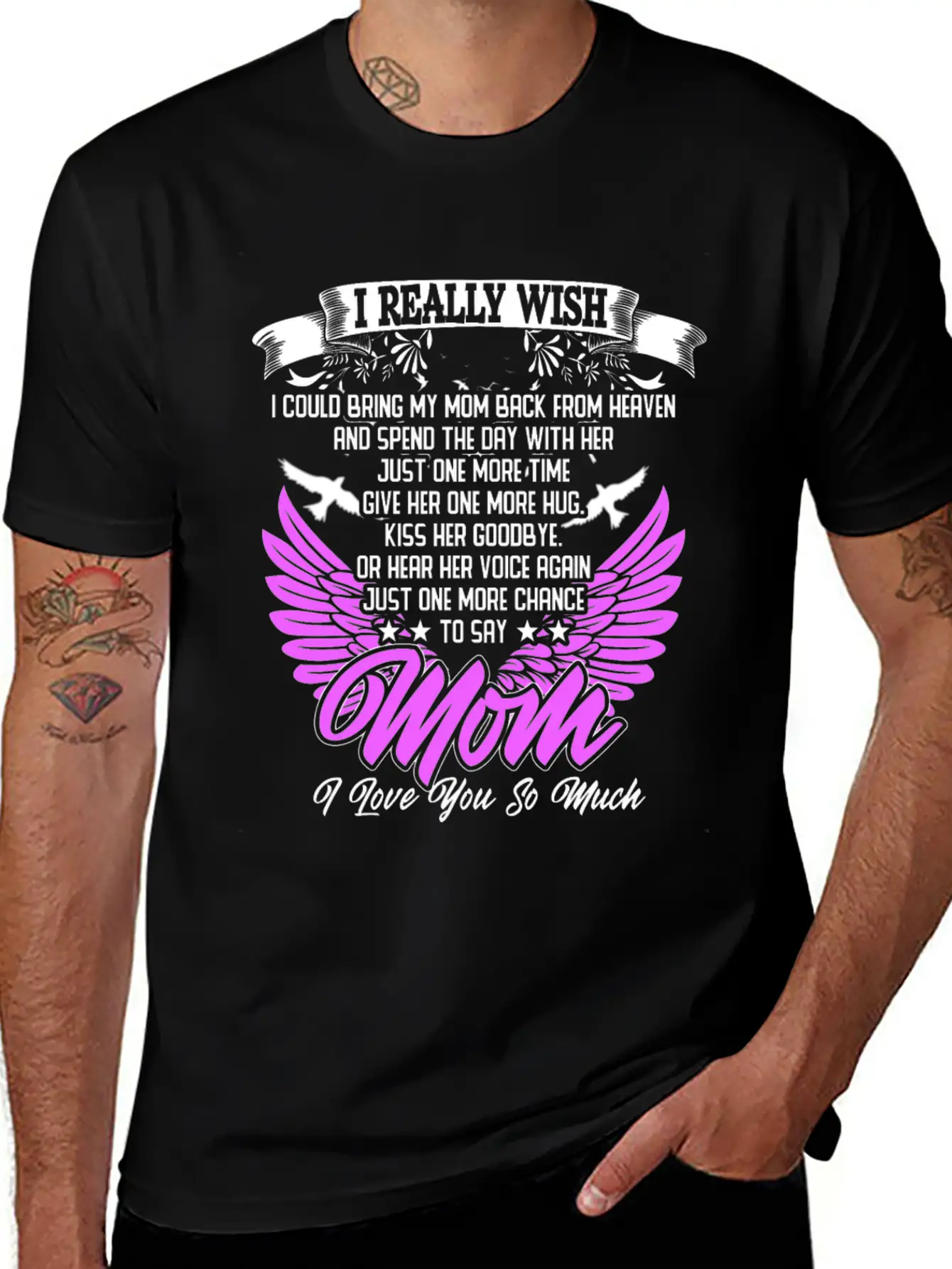 Really Wish Bring Mom Back From Heaven One More Ki Timeless Short Sleeve Tee – Comfy And Minimalist Design