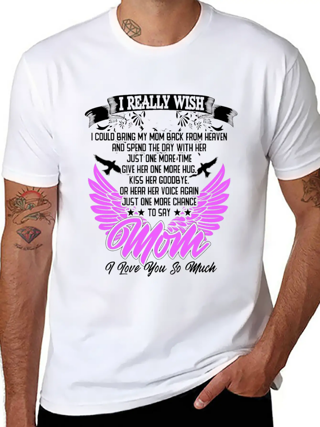 Really Wish Bring Mom Back From Heaven One More Ki Timeless Short Sleeve Tee – Comfy And Minimalist Design