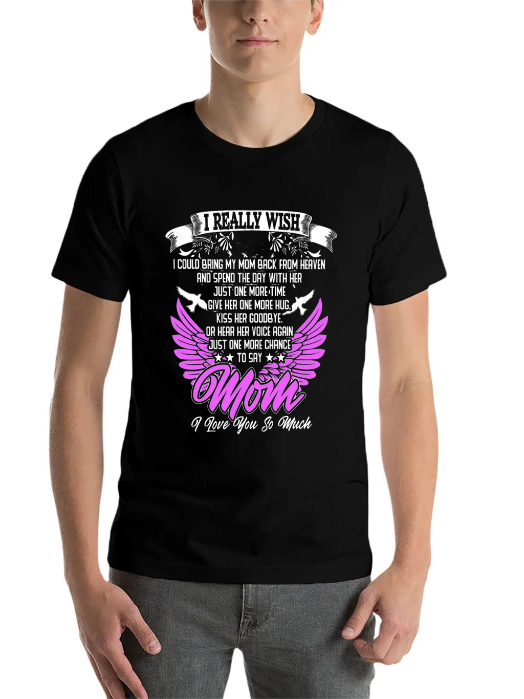 Really Wish Bring Mom Back From Heaven One More Ki Timeless Short Sleeve Tee – Comfy And Minimalist Design
