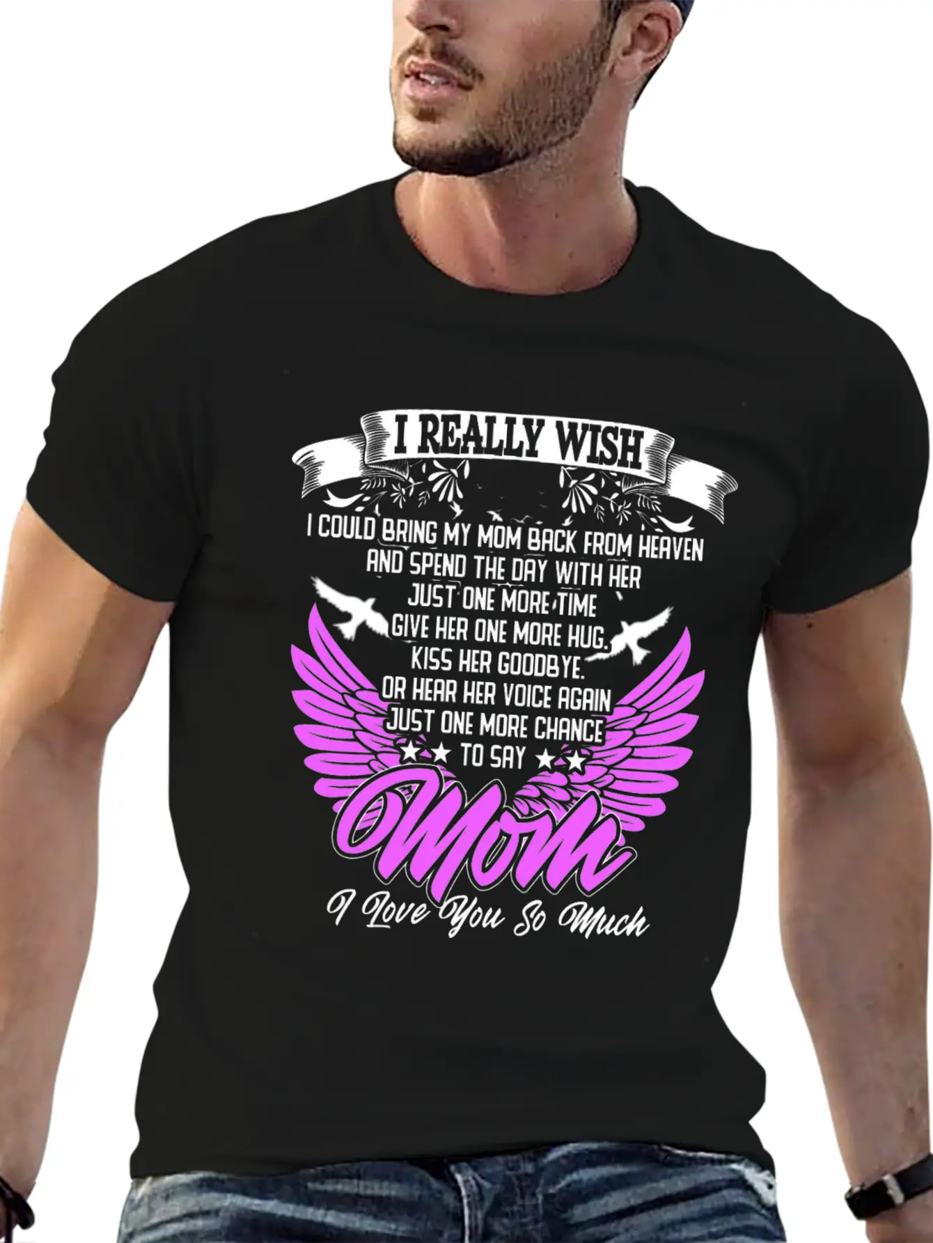 Really Wish Bring Mom Back From Heaven One More Ki Timeless Short Sleeve Tee – Comfy And Minimalist Design