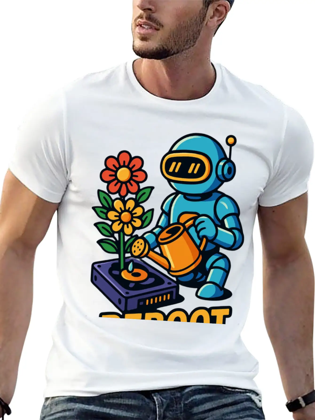 REBOOT NATURE Classic Cotton Tee – Unisex Comfort For Any Season