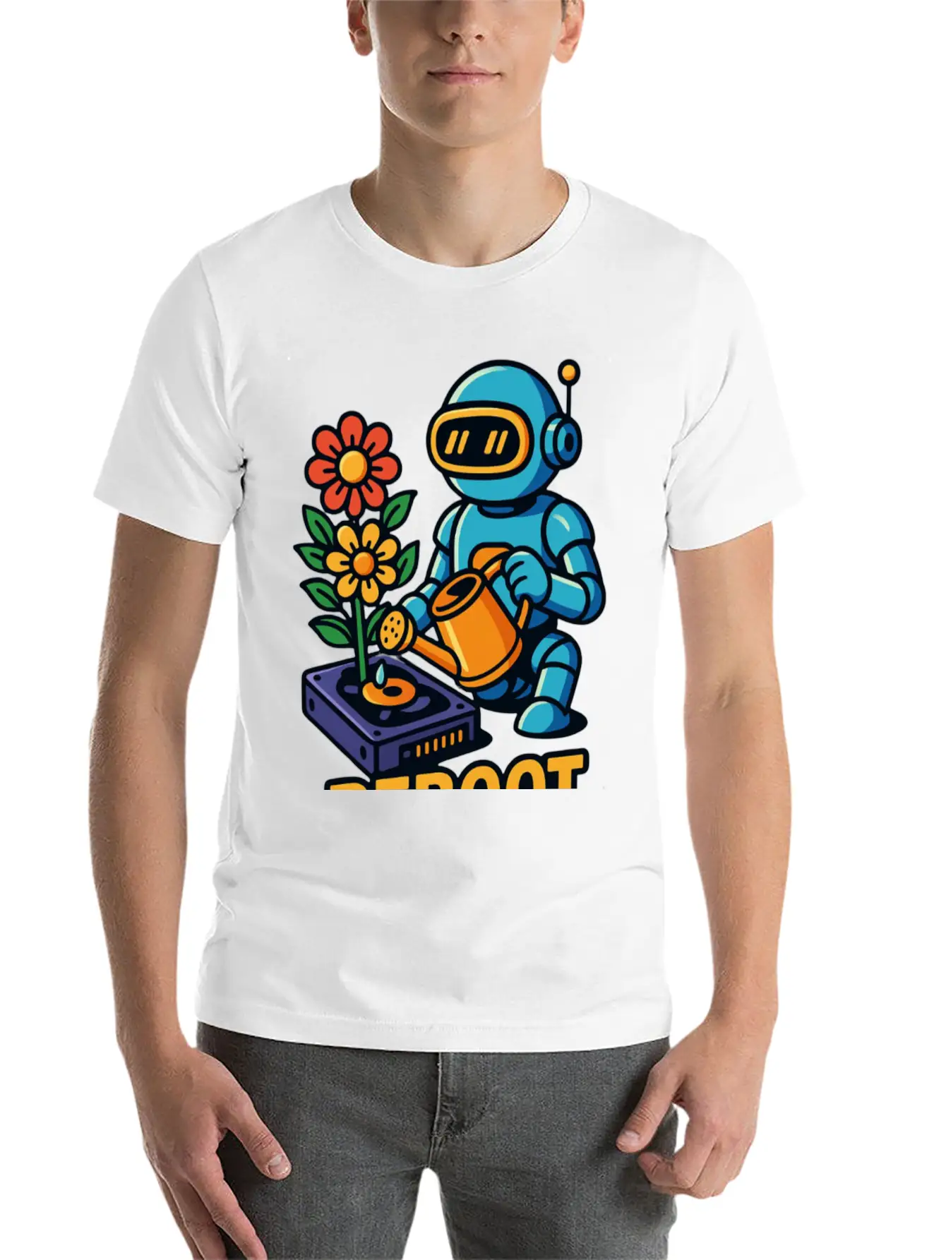 REBOOT NATURE Classic Cotton Tee – Unisex Comfort For Any Season