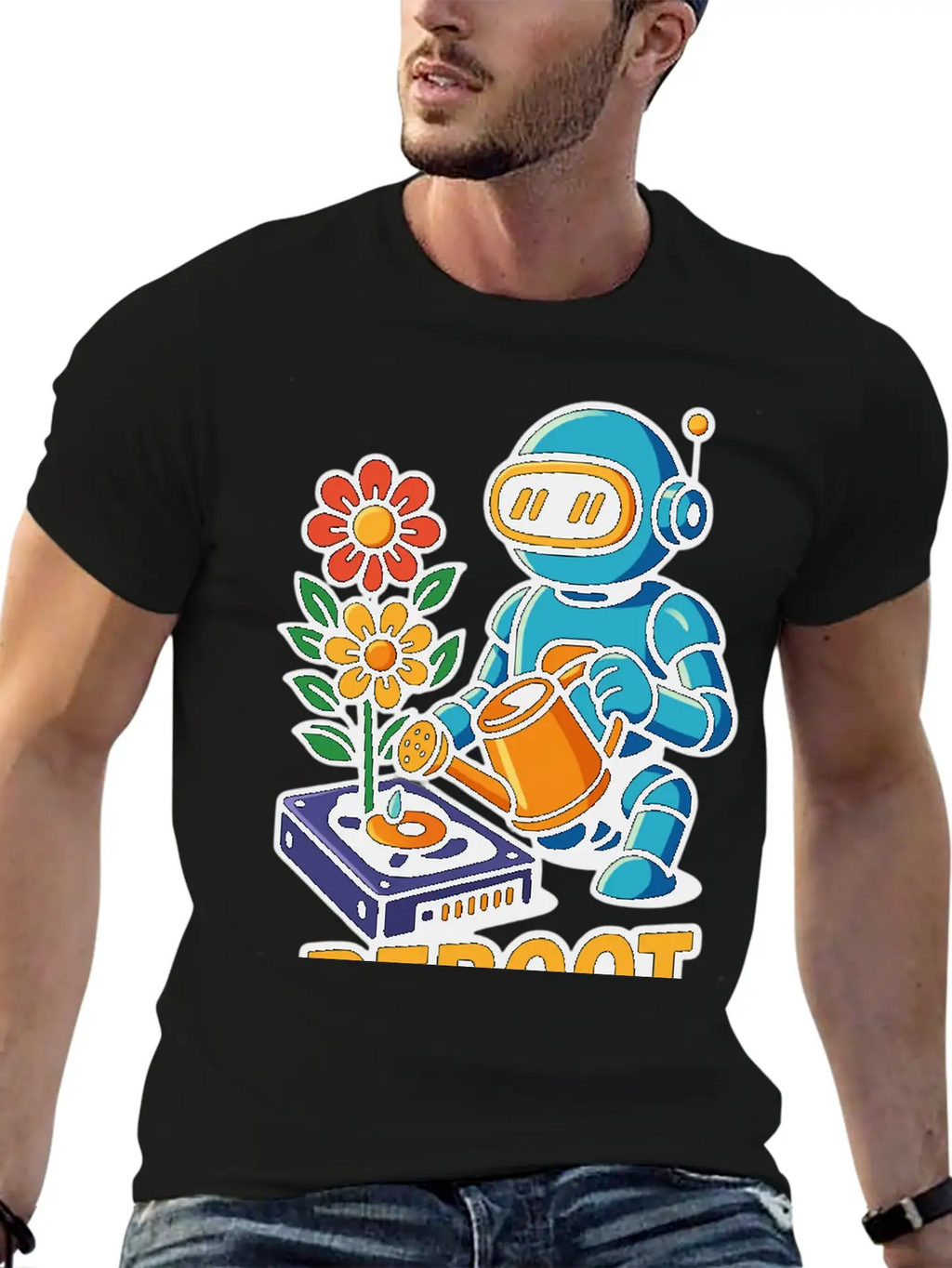 REBOOT NATURE Classic Cotton Tee – Unisex Comfort For Any Season