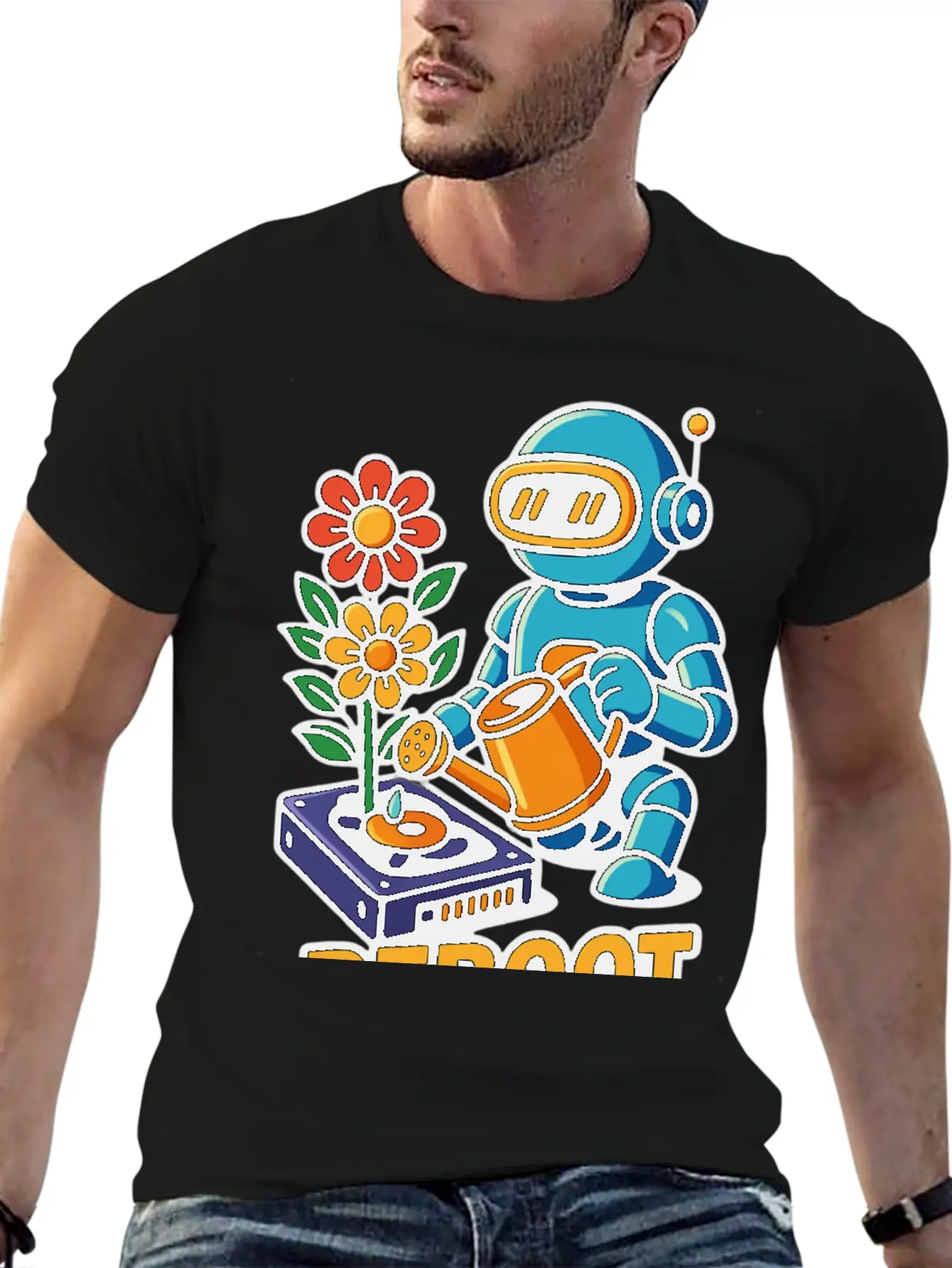 REBOOT NATURE Classic Cotton Tee – Unisex Comfort For Any Season