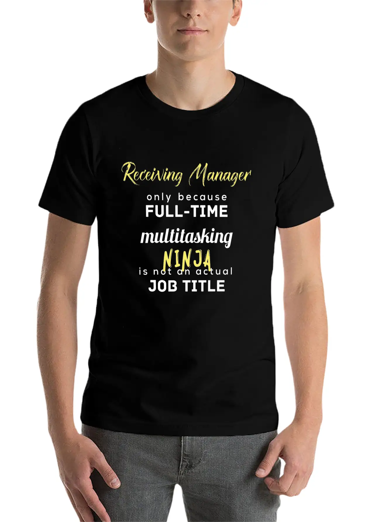 Receiving Manager - Receiving Manager, Only Becaus Essential Cotton Tee For Daily Outfits – Unisex Style