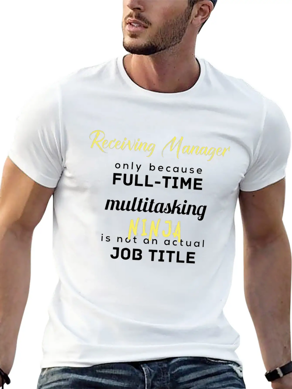 Receiving Manager - Receiving Manager, Only Becaus Essential Cotton Tee For Daily Outfits – Unisex Style