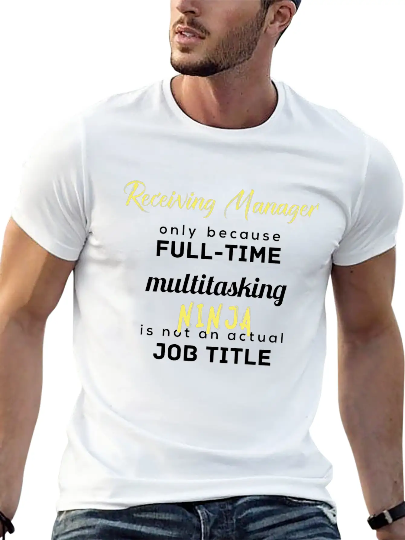 Receiving Manager - Receiving Manager, Only Becaus Essential Cotton Tee For Daily Outfits – Unisex Style