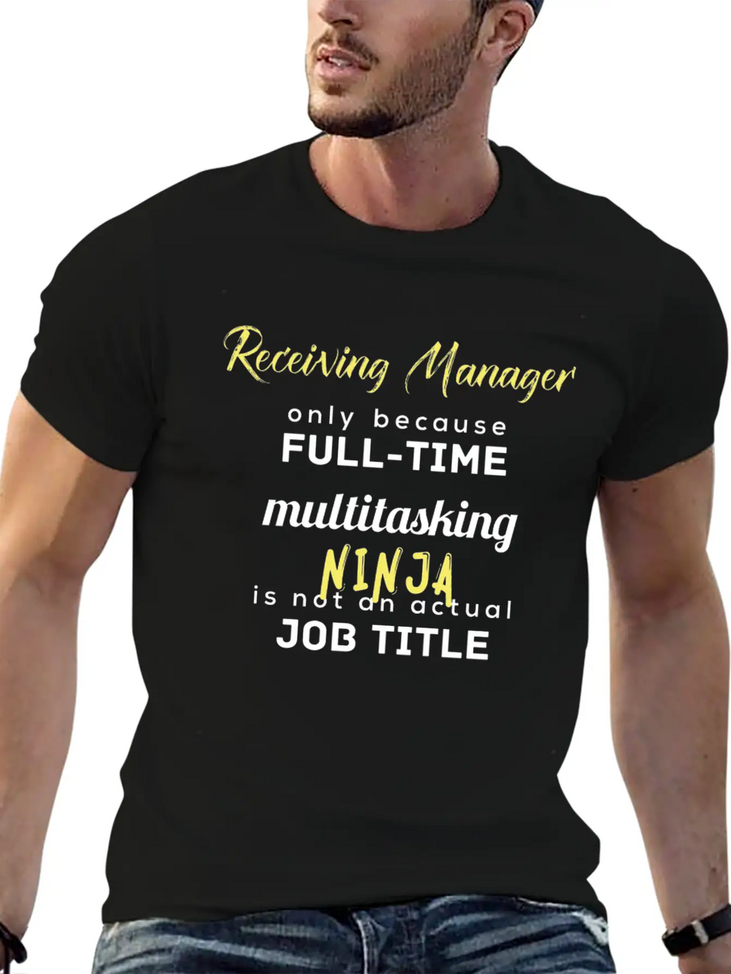 Receiving Manager - Receiving Manager, Only Becaus Essential Cotton Tee For Daily Outfits – Unisex Style