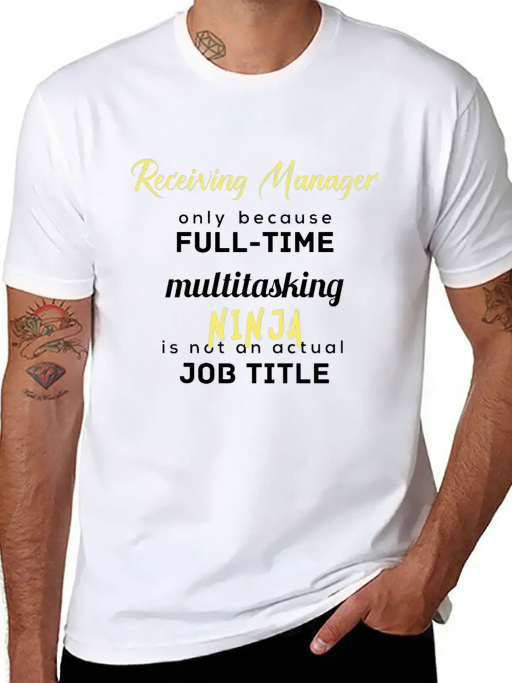 Receiving Manager - Receiving Manager, Only Becaus Essential Cotton Tee For Daily Outfits – Unisex Style