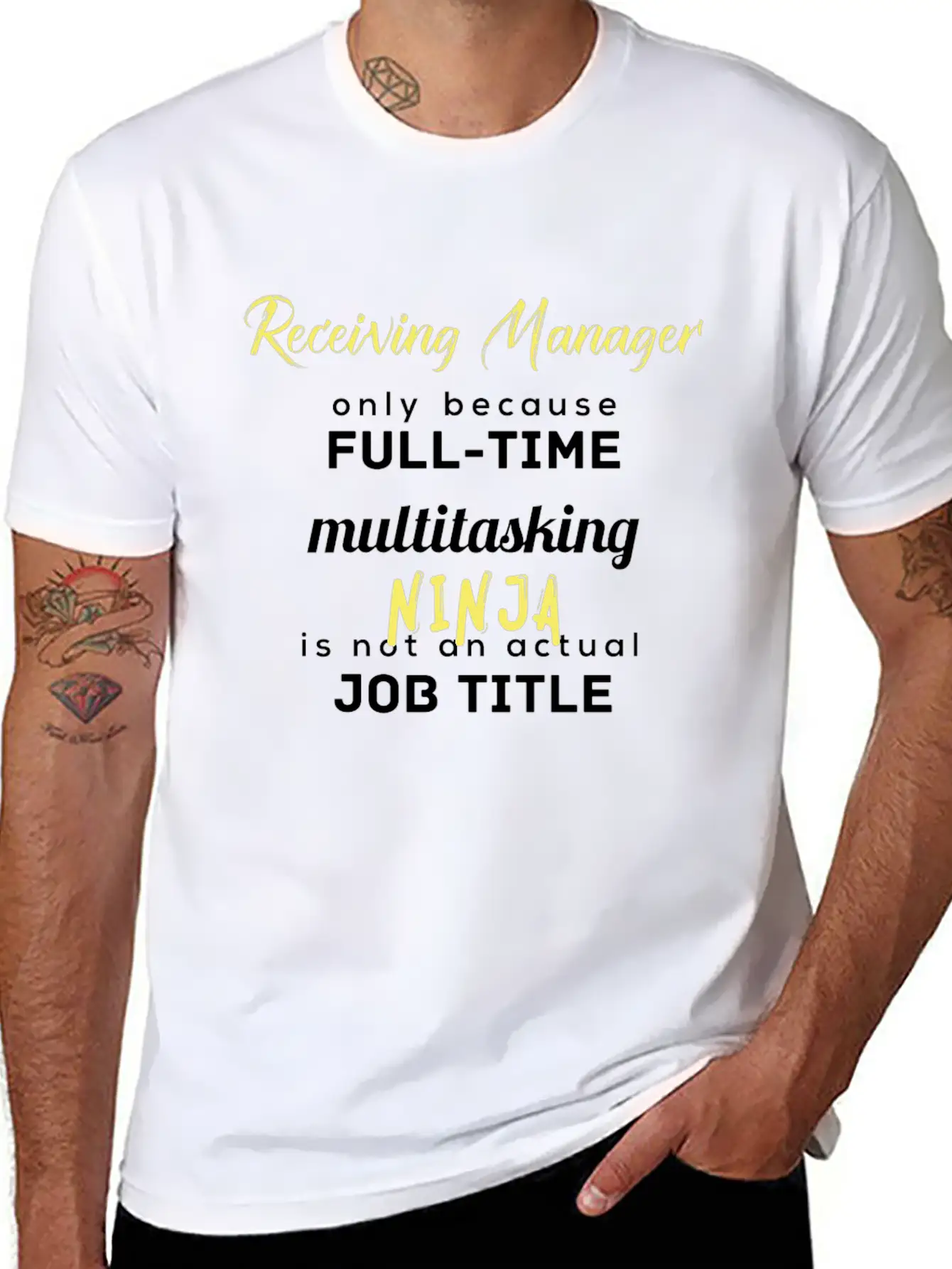 Receiving Manager - Receiving Manager, Only Becaus Essential Cotton Tee For Daily Outfits – Unisex Style