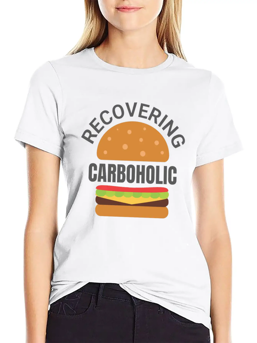 Recovering Carboholic Funny LowCarb Keto Diet Gift Breathable Soft Cotton T-Shirt – Timeless Casual Look