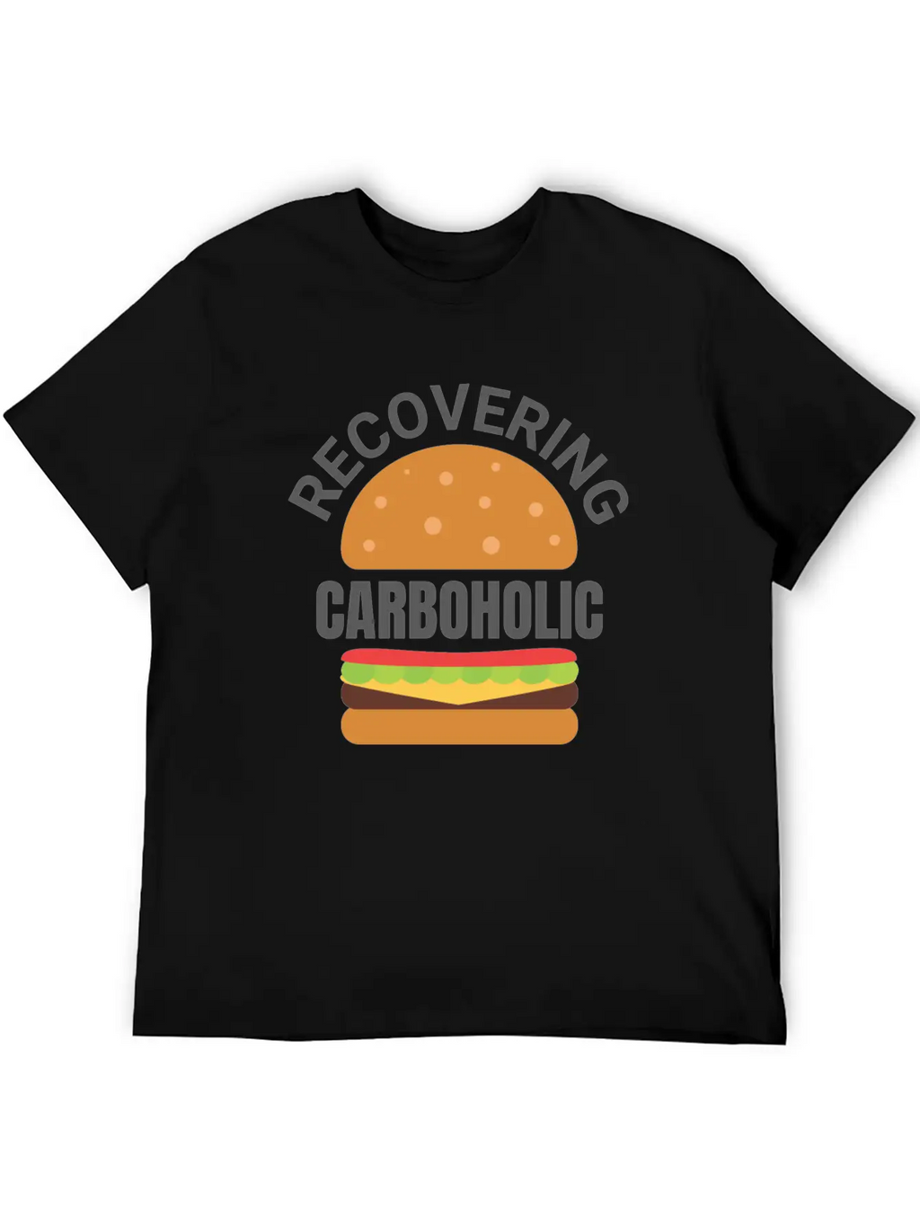 Recovering Carboholic Funny LowCarb Keto Diet Gift Breathable Soft Cotton T-Shirt – Timeless Casual Look