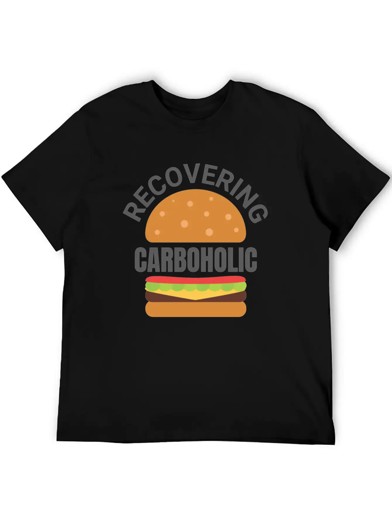 Recovering Carboholic Funny LowCarb Keto Diet Gift Breathable Soft Cotton T-Shirt – Timeless Casual Look