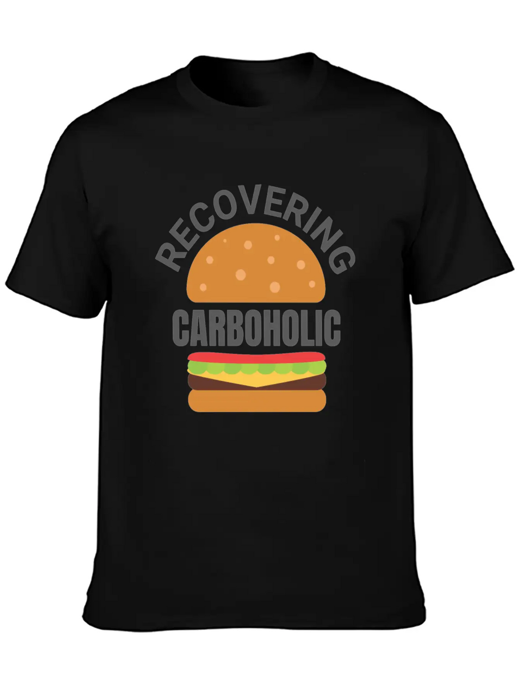 Recovering Carboholic Funny LowCarb Keto Diet Gift Breathable Soft Cotton T-Shirt – Timeless Casual Look