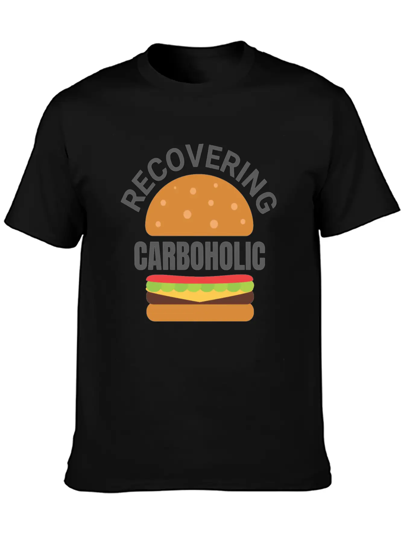 Recovering Carboholic Funny LowCarb Keto Diet Gift Breathable Soft Cotton T-Shirt – Timeless Casual Look