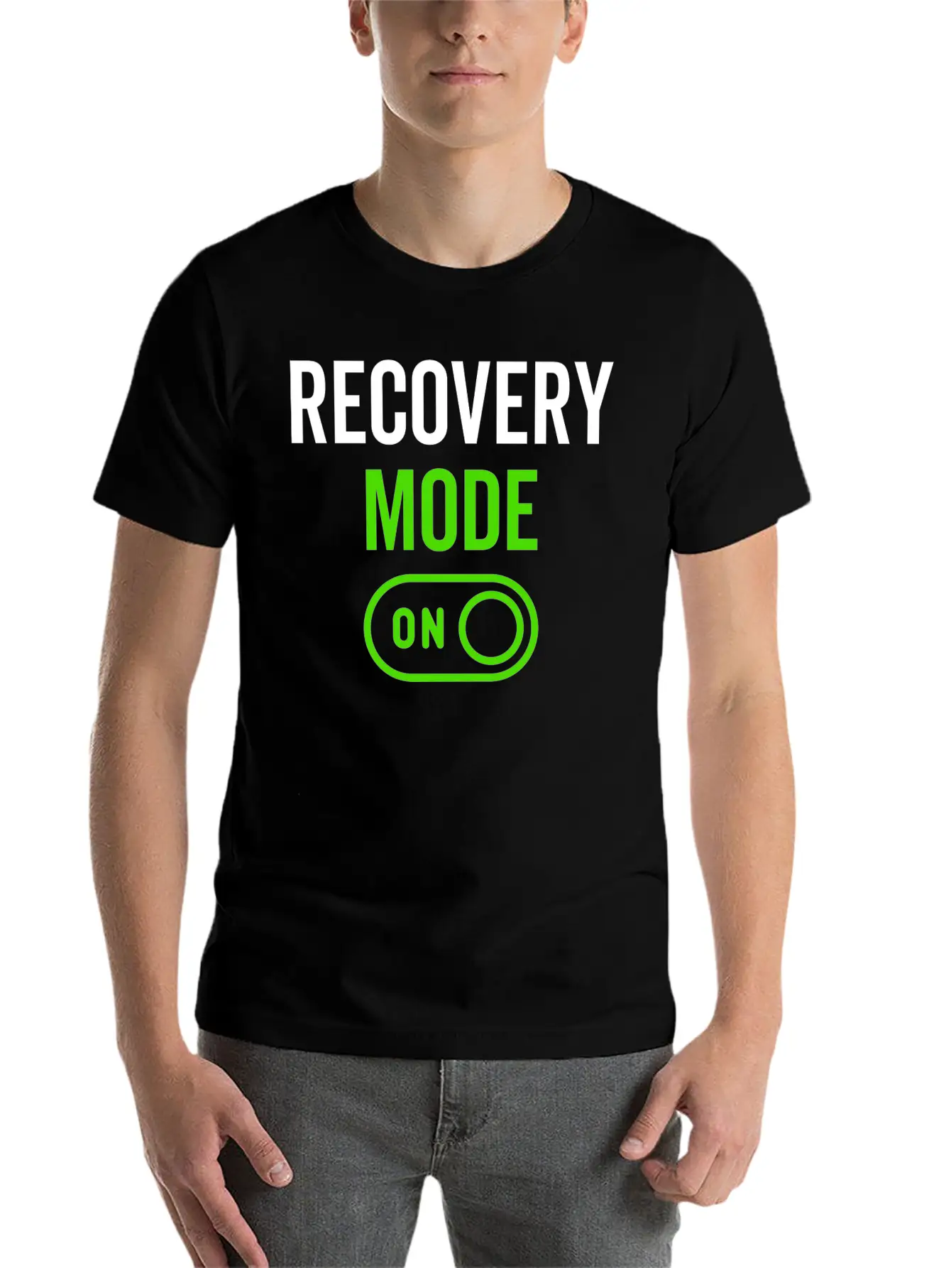 Recovery Mode On Relaxed Everyday Tee – Lightweight And Durable Cotton