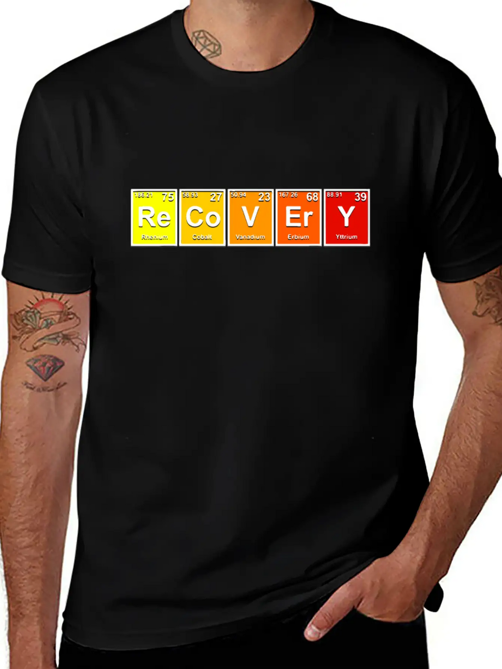 Recovery Periodic Unisex Casual T-Shirt – Clean Design For Daily Comfort