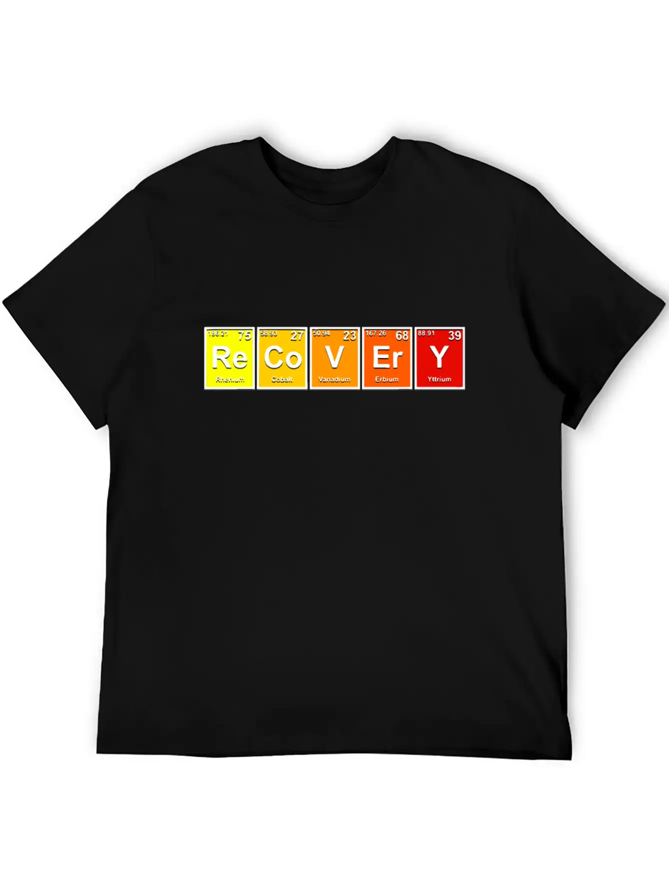 Recovery Periodic Unisex Casual T-Shirt – Clean Design For Daily Comfort