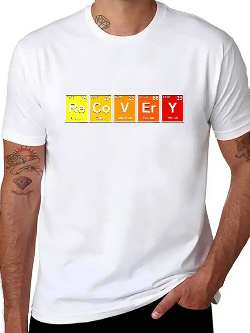 Recovery Periodic Unisex Casual T-Shirt – Clean Design For Daily Comfort