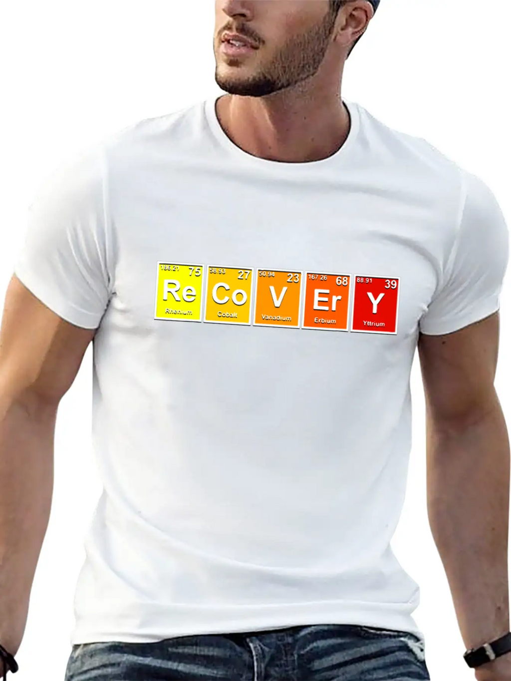 Recovery Periodic Unisex Casual T-Shirt – Clean Design For Daily Comfort