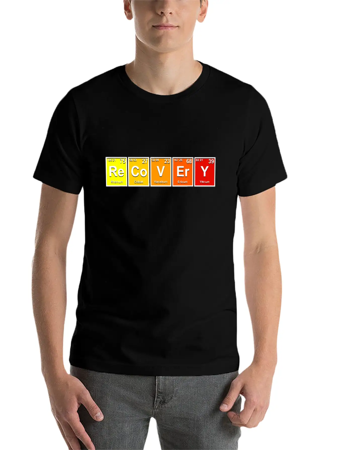 Recovery Periodic Unisex Casual T-Shirt – Clean Design For Daily Comfort