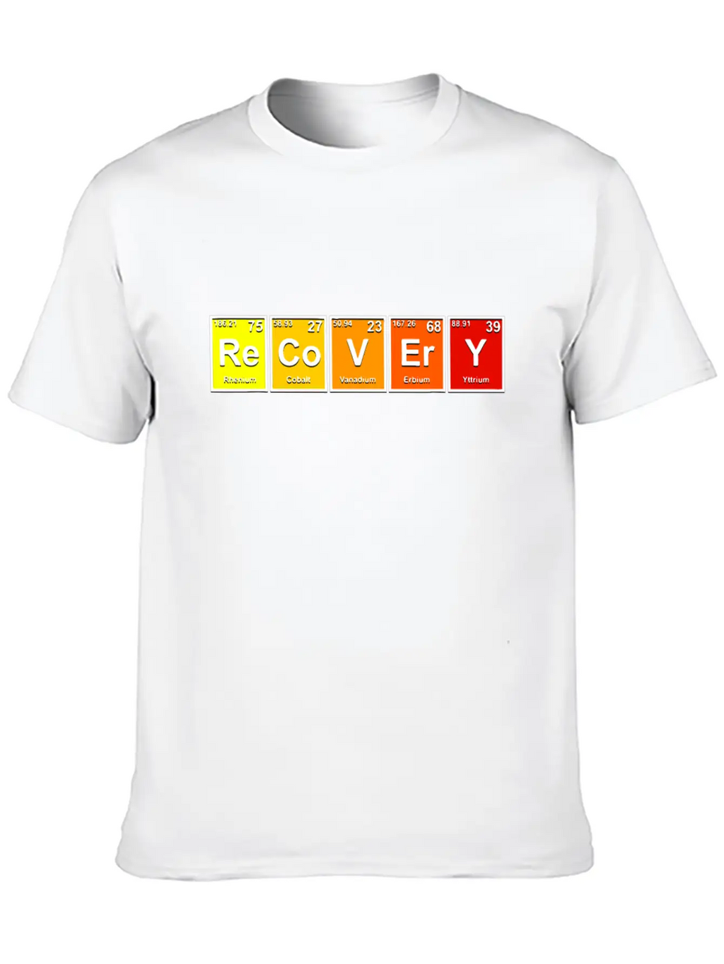 Recovery Periodic Unisex Casual T-Shirt – Clean Design For Daily Comfort