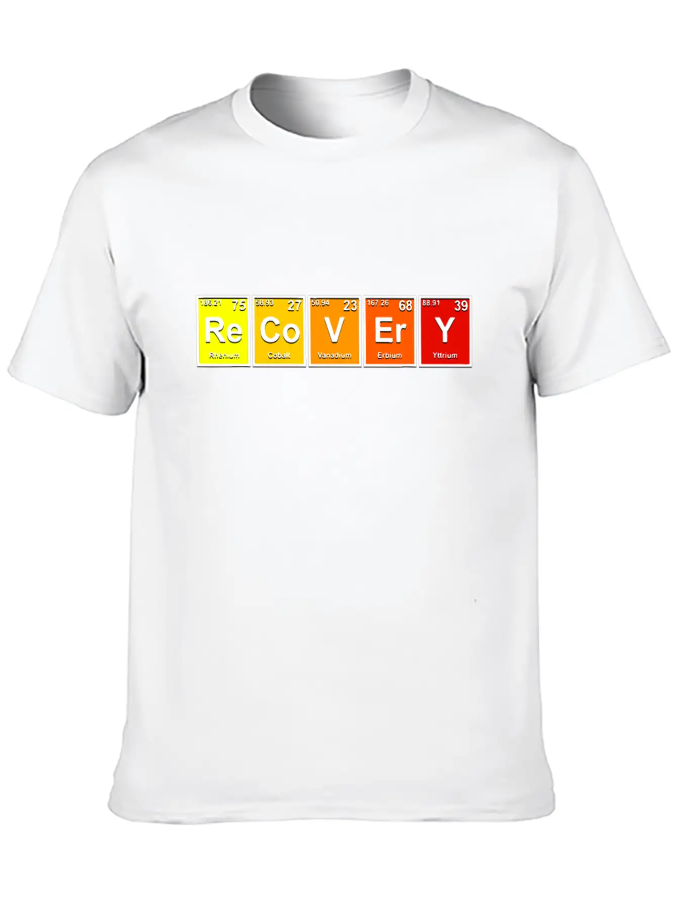 Recovery Periodic Unisex Casual T-Shirt – Clean Design For Daily Comfort