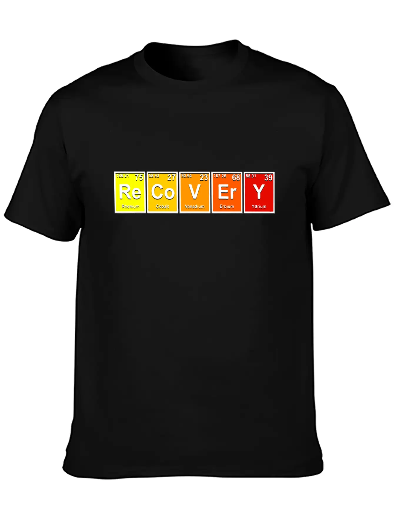 Recovery Periodic Unisex Casual T-Shirt – Clean Design For Daily Comfort