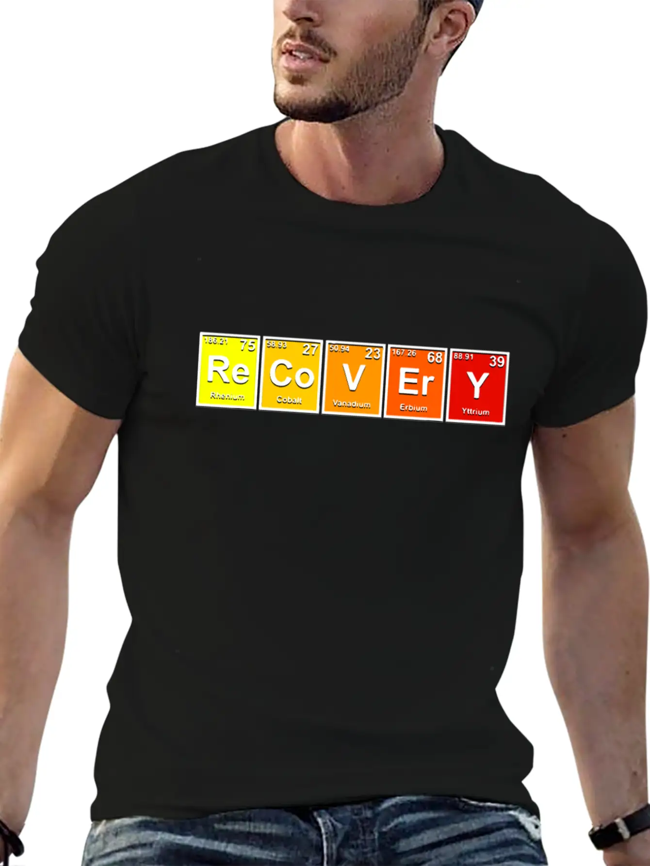Recovery Periodic Unisex Casual T-Shirt – Clean Design For Daily Comfort