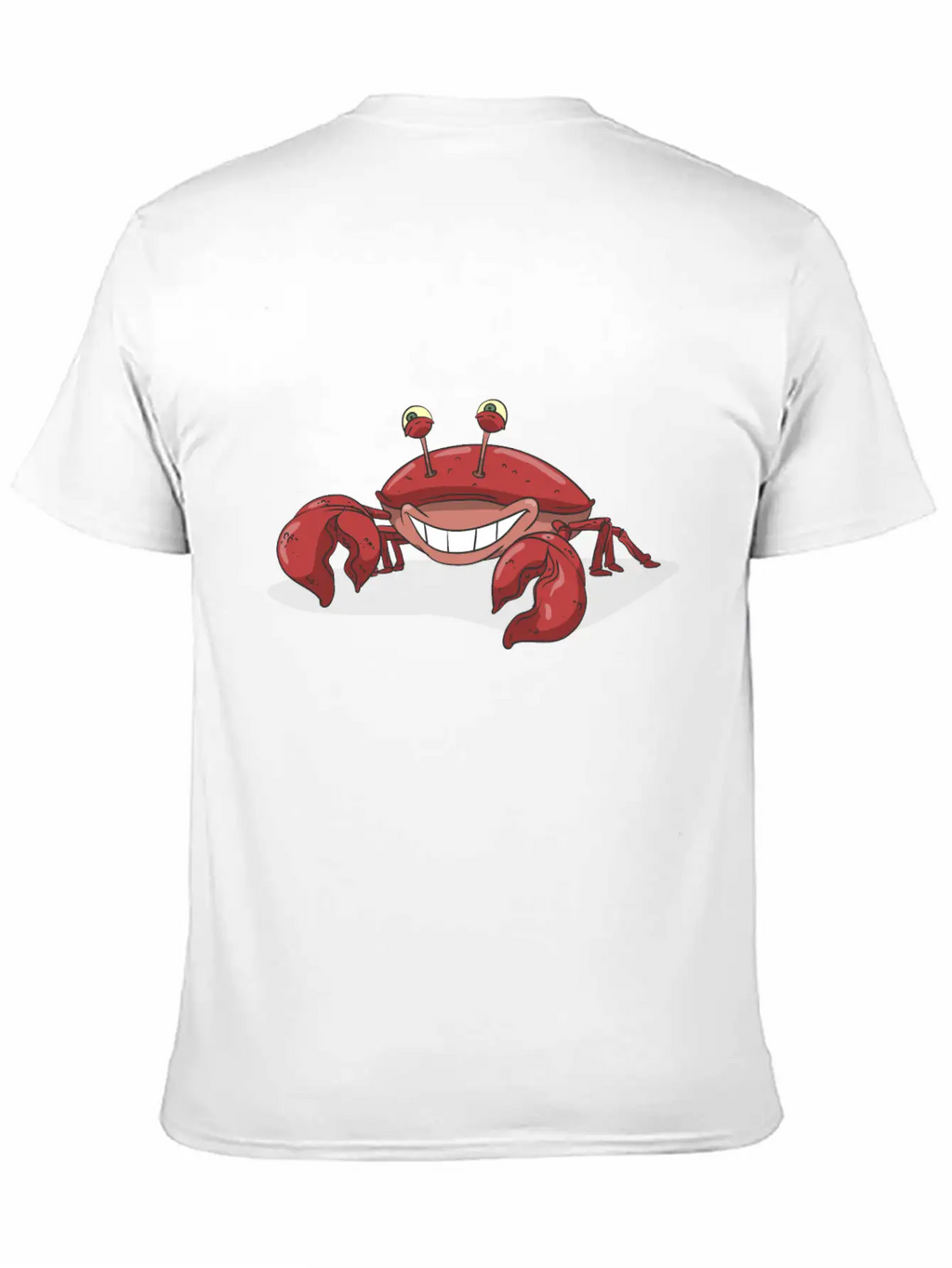 Red Crab Smiling Stylish Everyday T-Shirt – Unisex Basic Cotton Tee