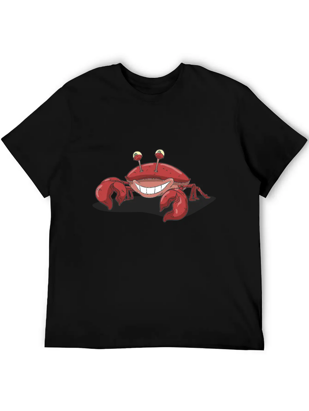 Red Crab Smiling Stylish Everyday T-Shirt – Unisex Basic Cotton Tee