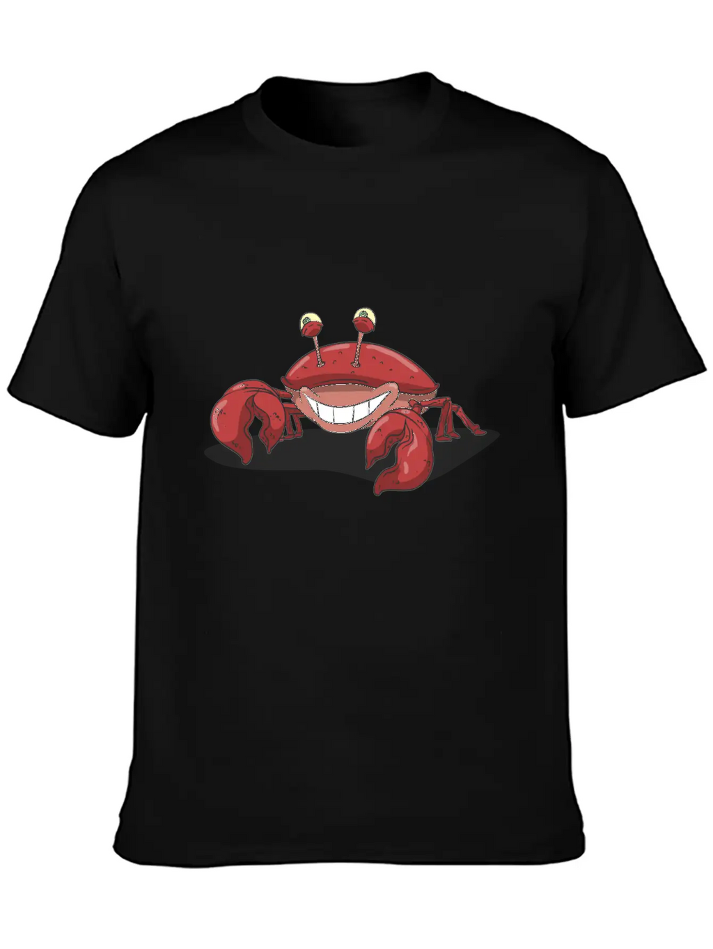 Red Crab Smiling Stylish Everyday T-Shirt – Unisex Basic Cotton Tee