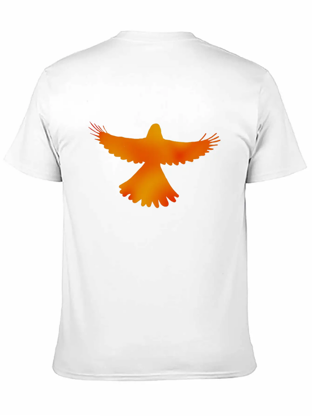 Red, Orange And Yellow Bird Essential Cotton Tee For Daily Outfits – Unisex Style