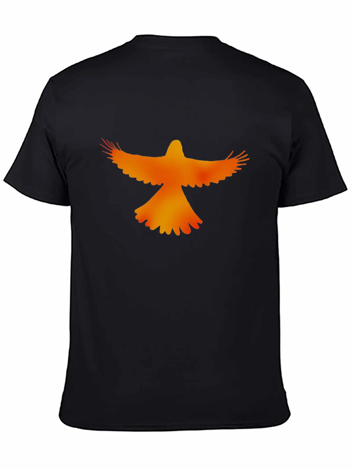 Red, Orange And Yellow Bird Essential Cotton Tee For Daily Outfits – Unisex Style