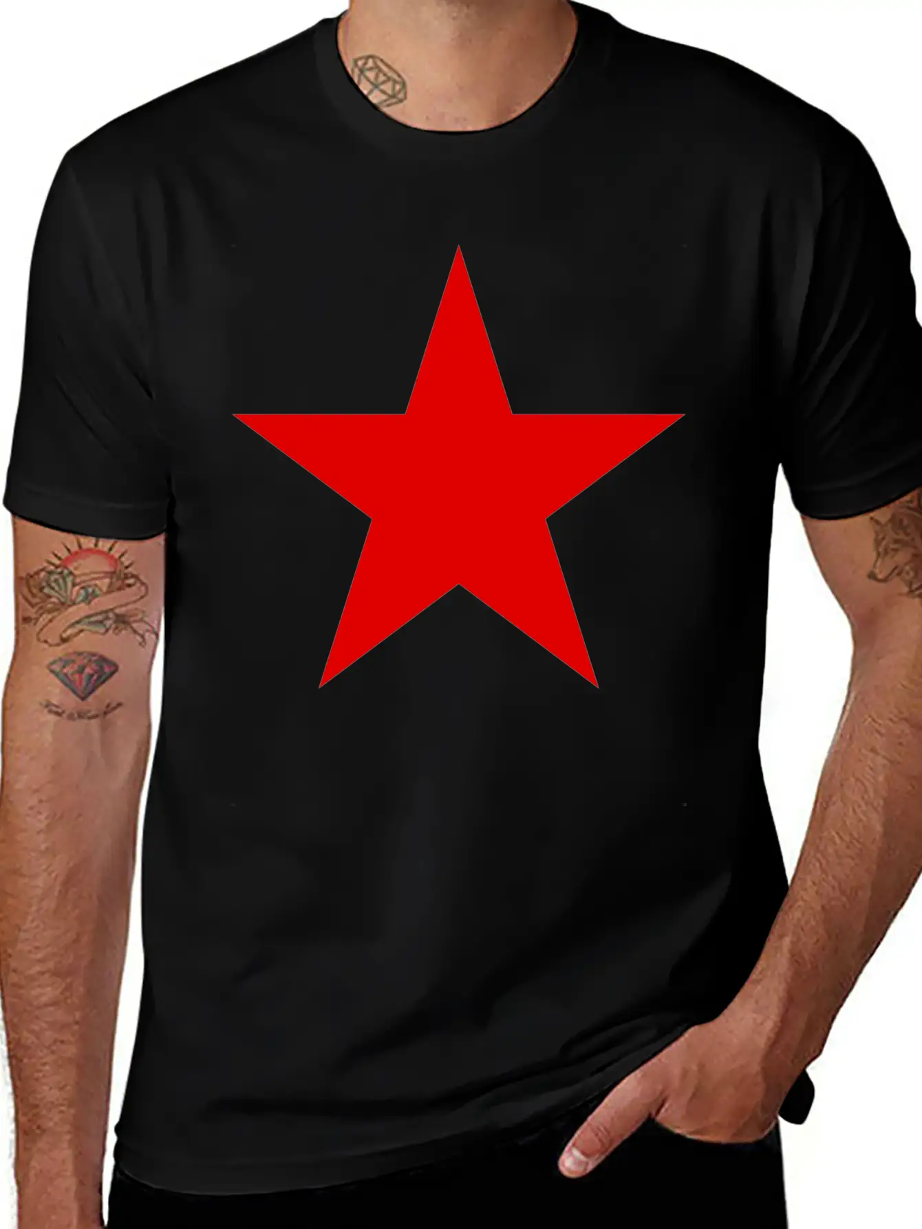 RED STAR Breathable Graphic T-Shirt – Perfect For Casual Days