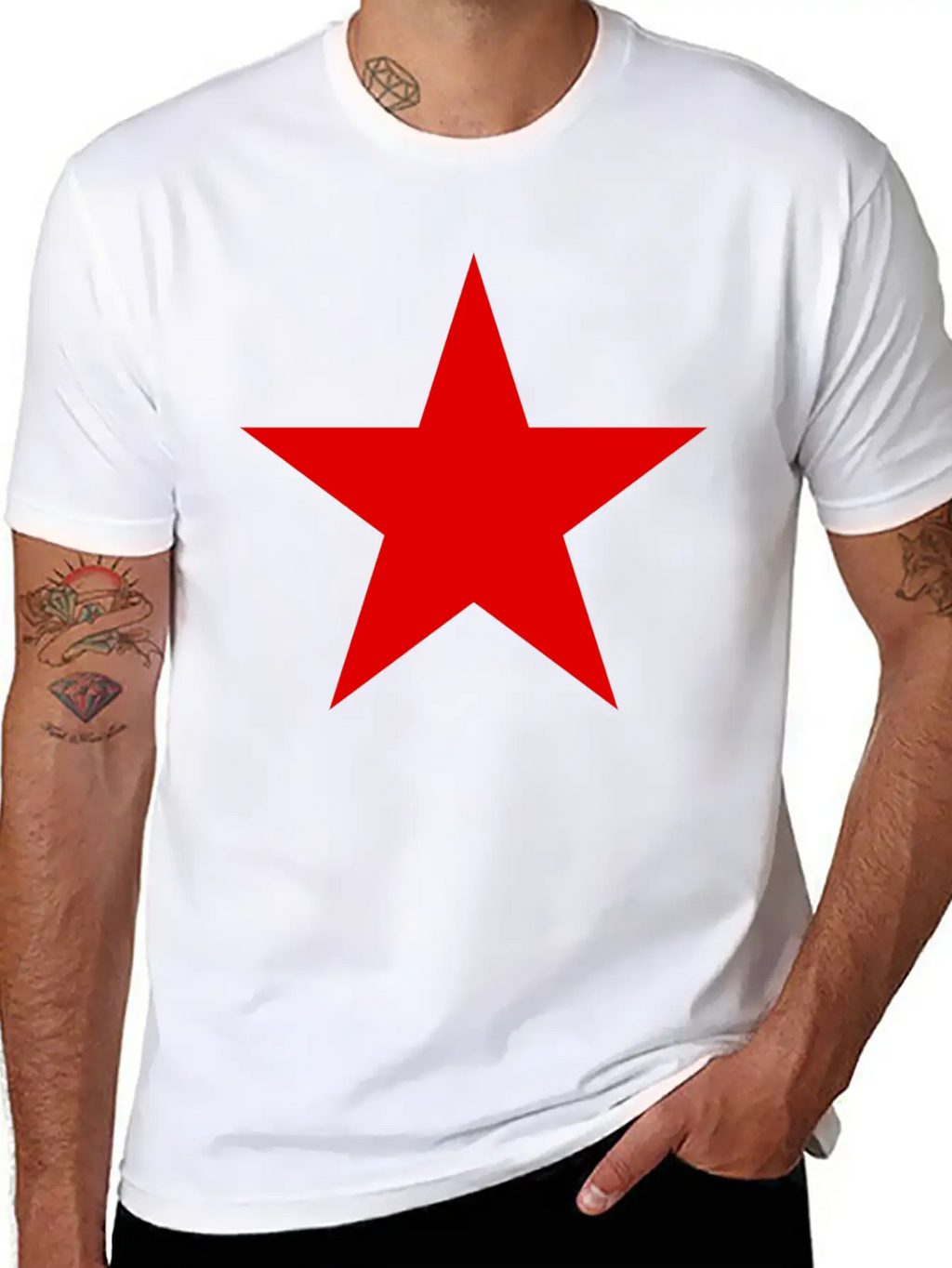 RED STAR Breathable Graphic T-Shirt – Perfect For Casual Days