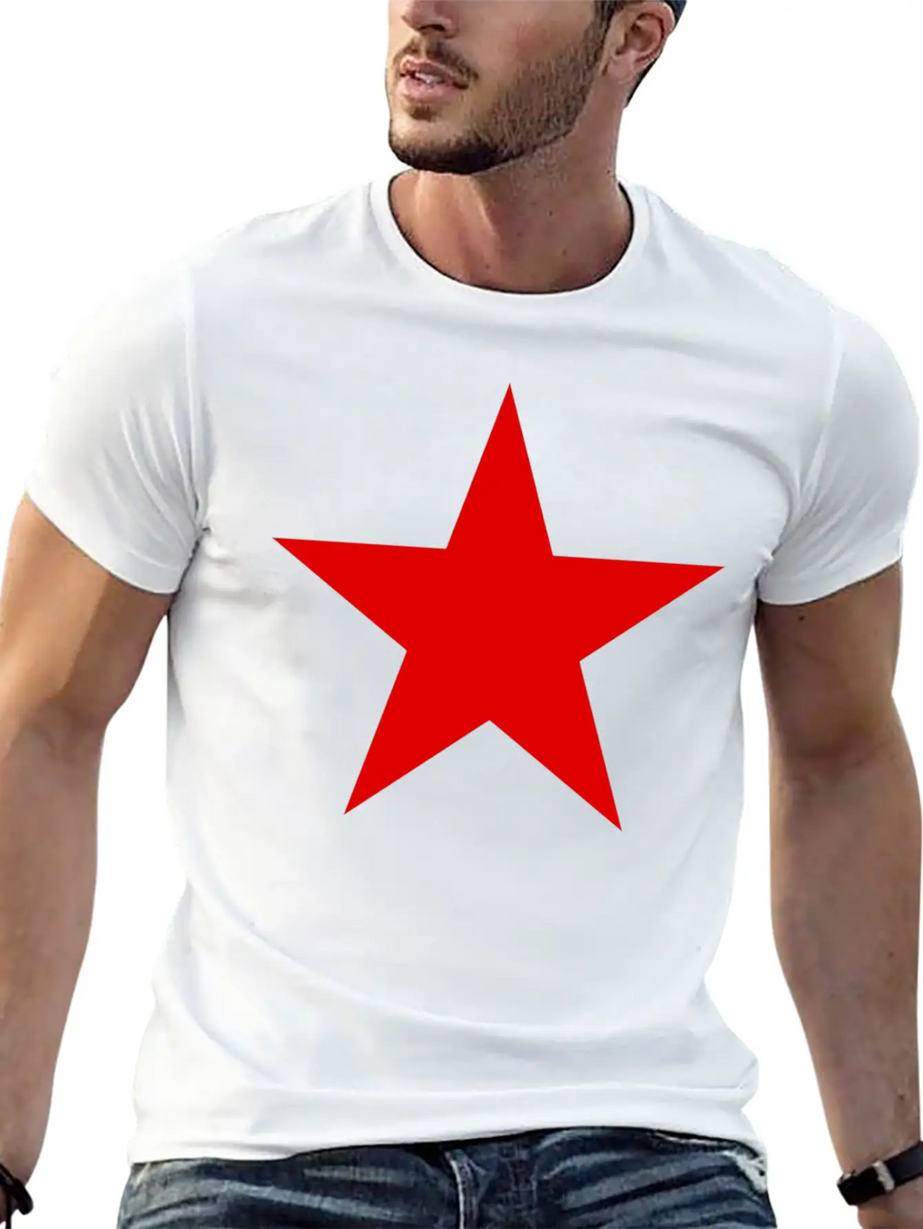 RED STAR Breathable Graphic T-Shirt – Perfect For Casual Days