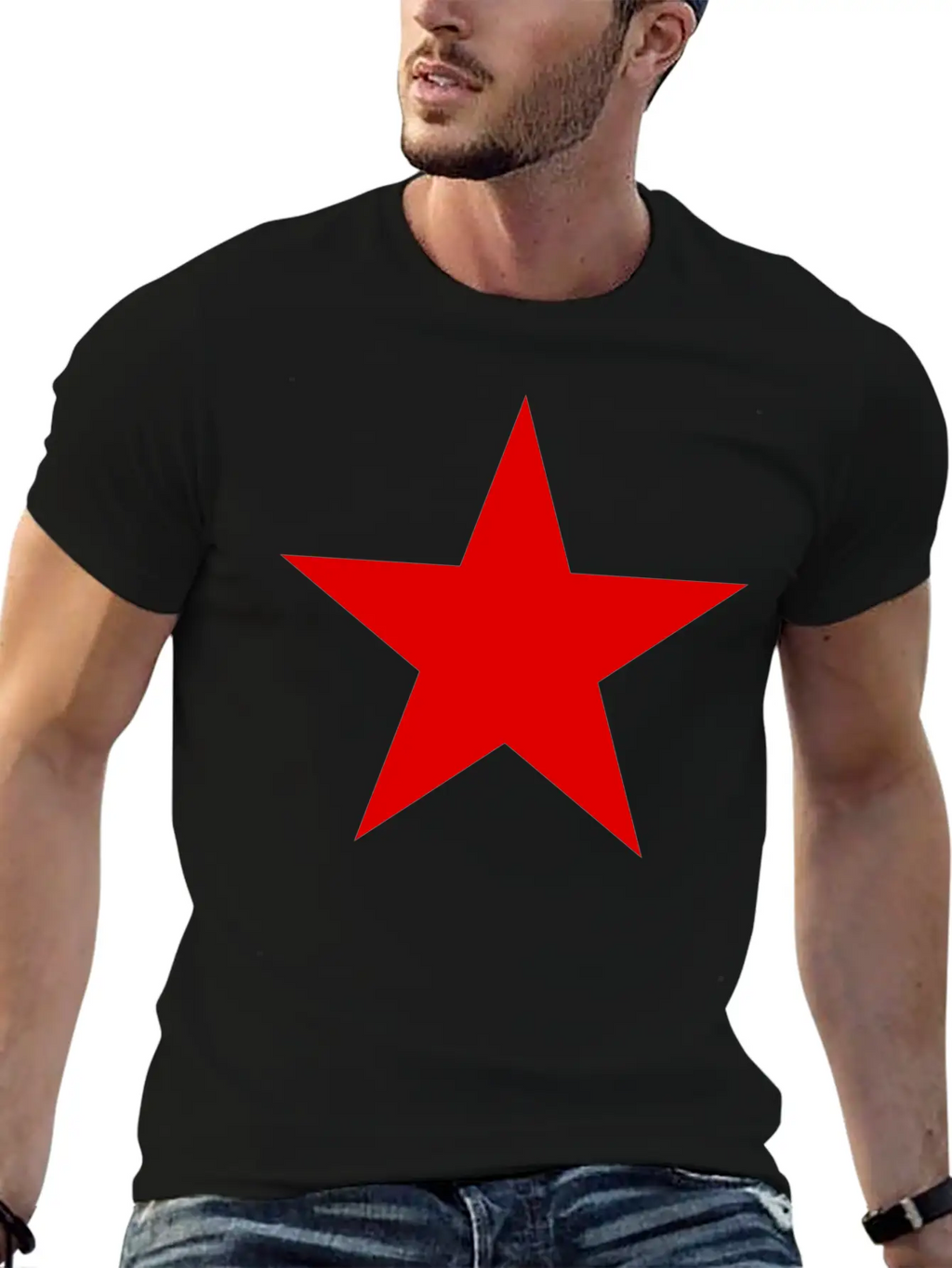 RED STAR Breathable Graphic T-Shirt – Perfect For Casual Days