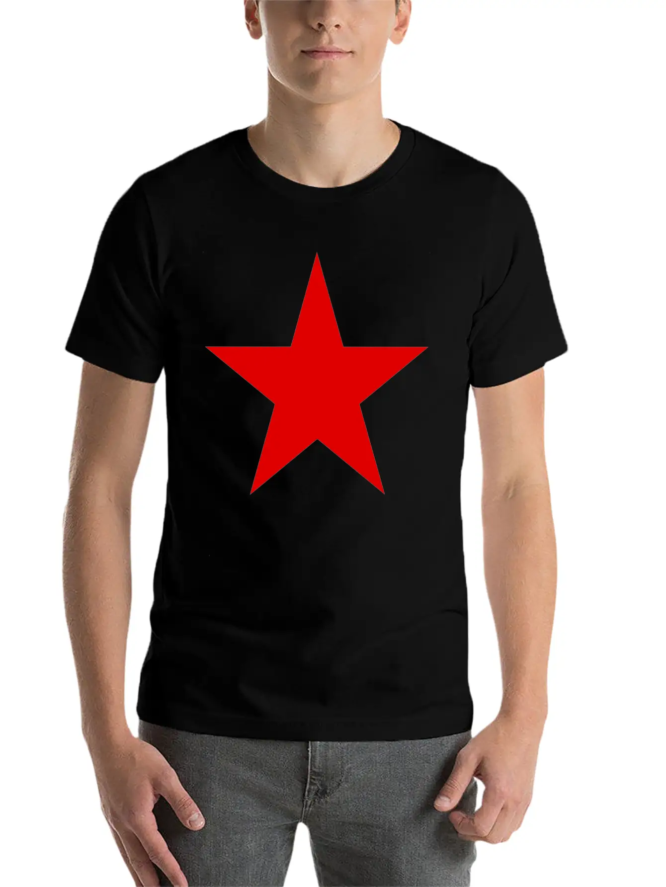 RED STAR Breathable Graphic T-Shirt – Perfect For Casual Days